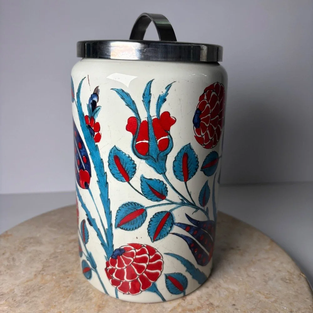 Williams Sonoma Ceramic Canister 7